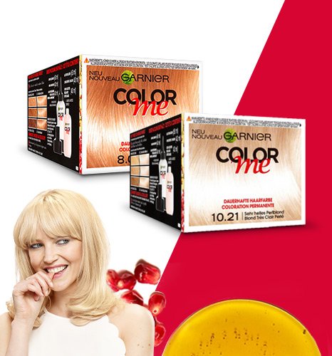 Color Me Blonde - Produktabbildungen mit Model